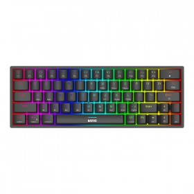 Marvo SHOGO 63, klawiatura US, do gry, przewodowa (USB), czarna, mechaniczna, podświetlenie