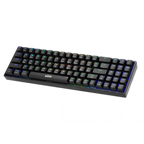 Marvo SHOGO 78, klawiatura US, do gry, przewodowa (USB), czarna, mechaniczna, podświetlenie Marvo SHOGO 78, klawiatura US, do gry, przewodowa (USB), czarna, mechaniczna, podświetlenie