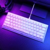 Marvo HECATE 61R, klawiatura US, do gry, przewodowa (USB), biała, mechaniczna, RGB, czerwone przełączniki Marvo HECATE 61R, klawiatura US, do gry, przewodowa (USB), biała, mechaniczna, RGB, czerwone przełączniki
