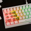 Marvo HECATE 61R, klawiatura US, do gry, przewodowa (USB), biała, mechaniczna, RGB, czerwone przełączniki Marvo HECATE 61R, klawiatura US, do gry, przewodowa (USB), biała, mechaniczna, RGB, czerwone przełączniki