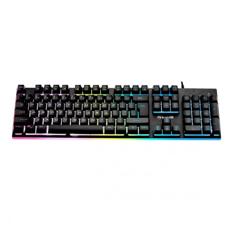 Marvo SOLDAT 20, Klawiatura US, do gry, membranowa rodzaj przewodowa (USB), czarna, podświetlona Marvo SOLDAT 20, Klawiatura US, do gry, membranowa rodzaj przewodowa (USB), czarna, podświetlona