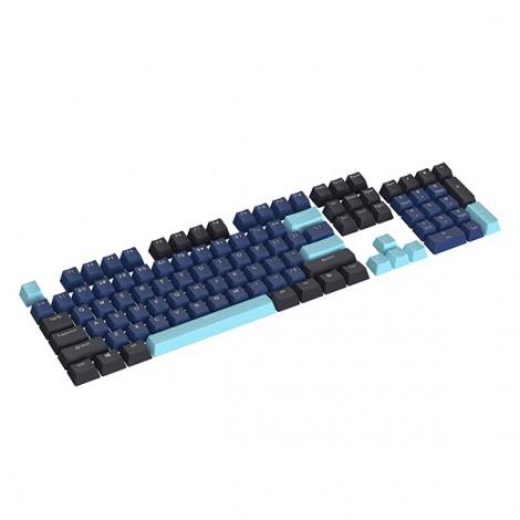 Marvo sada vyměnitelných kláves, PBT Keycap set KP-01 US, niebieska