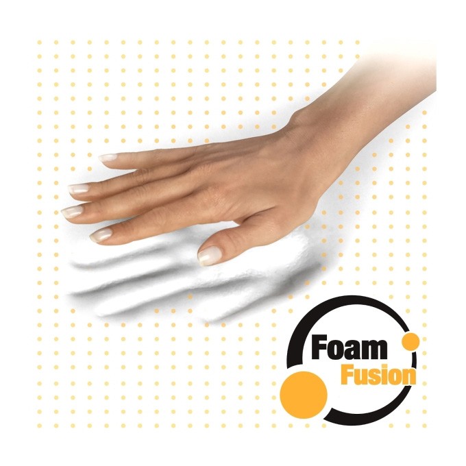 Podkładka pod mysz i nadgarstek Fellowes Health-V, ergonomiczna, piankowa, czarna, 1.9-3.5 cm, Fellowes