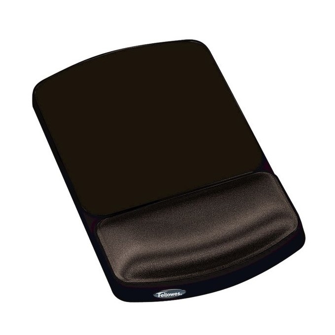 Podkładka pod mysz i nadgarstek Fellowes regulacja, ergonomiczna żelowa, czarna, 2.6 cm, Fellowes