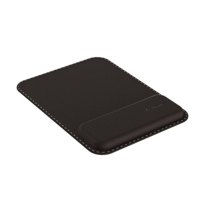 Podkładka pod mysz i nadgarstek Fellowes Hana, ergonomiczna, piankowa, czarna, Fellowes