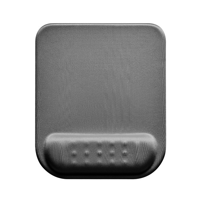 Podkładka pod mysz i nadgarstek, Powerton Ergoline Dark Edition, ergonomiczna, szara, piana, Powerton