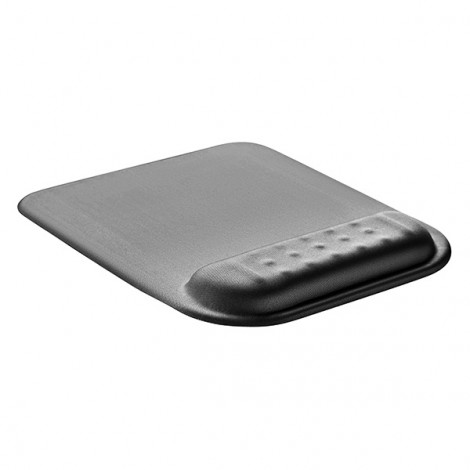 Podkładka pod mysz i nadgarstek, Powerton Ergoline Dark Edition, ergonomiczna, szara, piana, Powerton