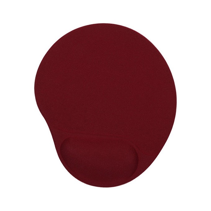 Podkładka pod mysz, ergonomiczna żelowa, czerwone wino, Powerton
