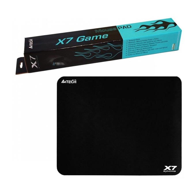 Podkładka pod mysz, X7-300MP, do gry, czarna, 43,7x35 cm, A4Tech