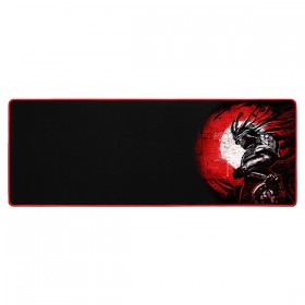 Podkładka pod mysz, LIBERTY, do gry, czarno-czerwona, 80x30 cm, Defender