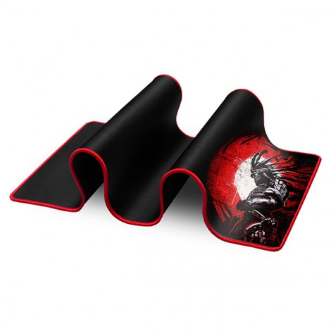 Podkładka pod mysz, LIBERTY, do gry, czarno-czerwona, 80x30 cm, Defender