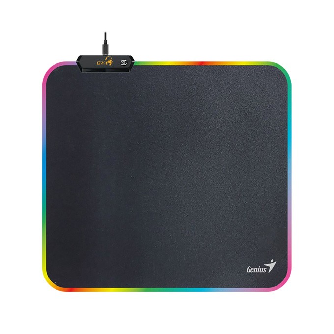 GX GAMING GX-Pad 260S RGB, tekstylny, czarna, 260x240mm, 3mm, Genius