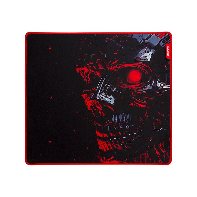 Podkładka pod mysz, Noob L, do gry, czarno-czerwona, 450 x 400 x 3 mm, Marvo
