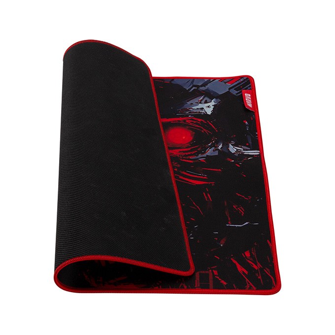 Podkładka pod mysz, Noob L, do gry, czarno-czerwona, 450 x 400 x 3 mm, Marvo