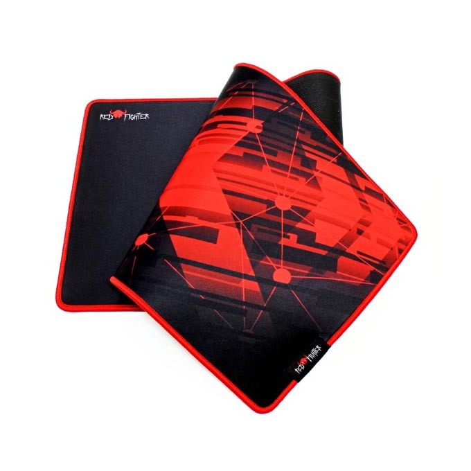 Podkładka pod mysz, P2-XL, do gry, czarno-czerwona, 78 x 27 x 0.4 cm, Red Fighter