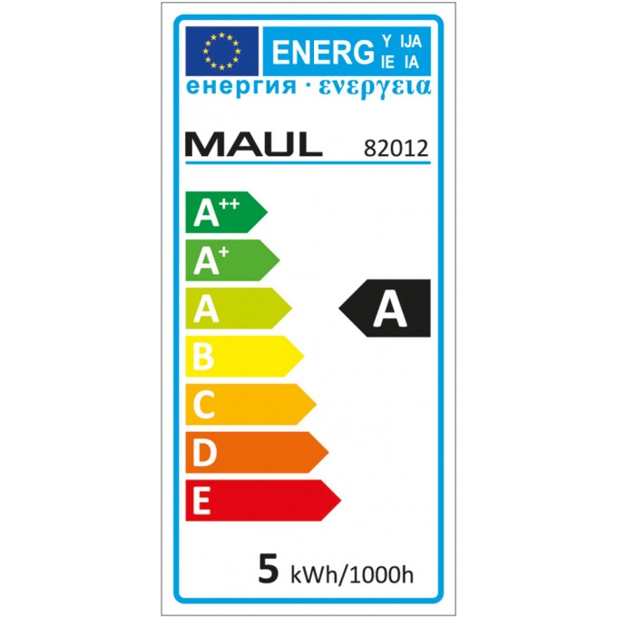 Lampka LED na biurko MAULpuck, 5W, składana, czarna