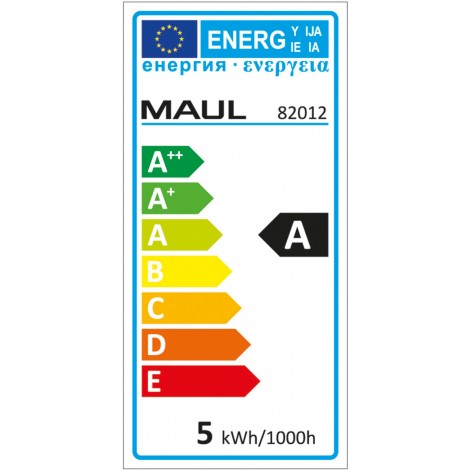 Lampka LED na biurko MAULpuck, 5W, składana, czarna