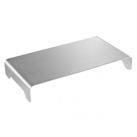 Podstawa pod monitor, nowoczesny minimalistyczny design, srebrny, aluminium, 10 kg nośność, Powerton, ergo Podstawa pod monitor, nowoczesny minimalistyczny design, srebrny, aluminium, 10 kg nośność, Powerton, ergo