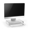 Podstawa pod monitor, nowoczesny minimalistyczny design, srebrny, aluminium, 10 kg nośność, Powerton, ergo Podstawa pod monitor, nowoczesny minimalistyczny design, srebrny, aluminium, 10 kg nośność, Powerton, ergo