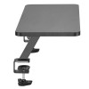Podstawa pod monitor, mocowana do blatu biurka, czarny, metal / płyta mdf, 20 kg nośność, Powerton, ergo Podstawa pod monitor, mocowana do blatu biurka, czarny, metal / płyta mdf, 20 kg nośność, Powerton, ergo