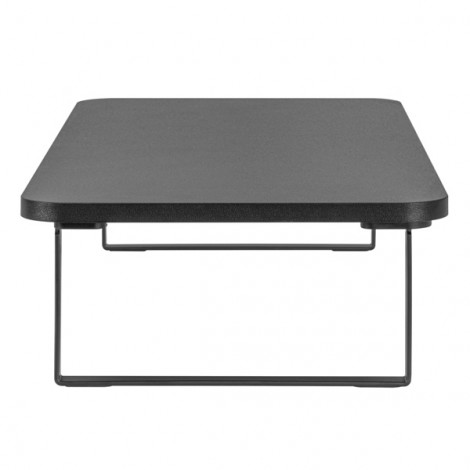 Podstawa pod monitor, łatwy montaż, miejsce na klawiaturę, czarny, metal / płyta mdf, 20 kg nośność, Powerton, Podstawa pod monitor, łatwy montaż, miejsce na klawiaturę, czarny, metal / płyta mdf, 20 kg nośność, Powerton,
