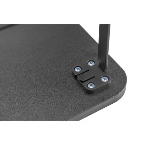 Podstawa pod monitor, łatwy montaż, miejsce na klawiaturę, czarny, metal / płyta mdf, 20 kg nośność, Powerton, Podstawa pod monitor, łatwy montaż, miejsce na klawiaturę, czarny, metal / płyta mdf, 20 kg nośność, Powerton,
