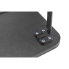 Podstawa pod monitor, łatwy montaż, miejsce na klawiaturę, czarny, metal / płyta mdf, 20 kg nośność, Powerton, Podstawa pod monitor, łatwy montaż, miejsce na klawiaturę, czarny, metal / płyta mdf, 20 kg nośność, Powerton,