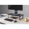 Podstawa pod monitor, łatwy montaż, miejsce na klawiaturę, czarny, metal / płyta mdf, 20 kg nośność, Powerton, Podstawa pod monitor, łatwy montaż, miejsce na klawiaturę, czarny, metal / płyta mdf, 20 kg nośność, Powerton,