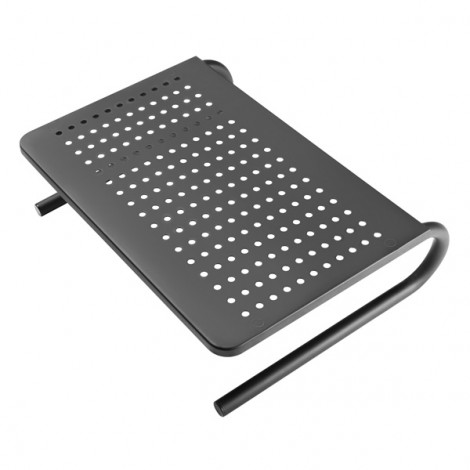 Podstawa pod monitor, miejsce na klawiaturę, czarny, metal/ tworzywo, 20 kg nośność, Powerton, ergo Podstawa pod monitor, miejsce na klawiaturę, czarny, metal/ tworzywo, 20 kg nośność, Powerton, ergo