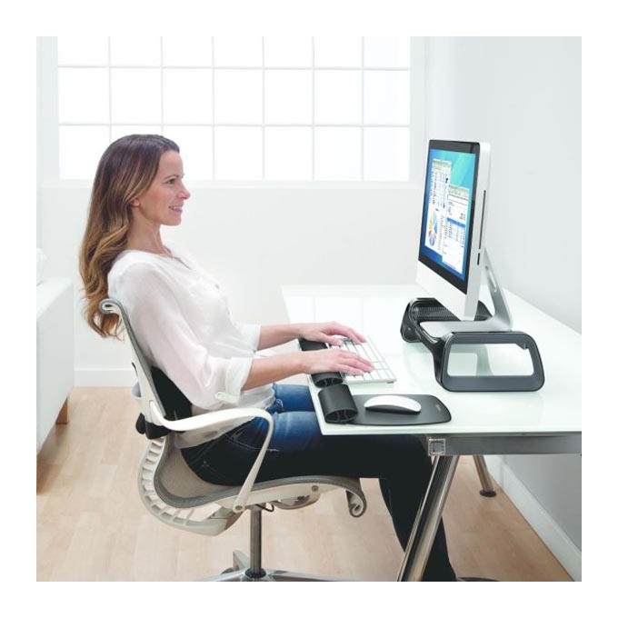 Podstawa I-Spire pod monitor, czarny, plastikowy, 6 kg nośność, Fellowes, ergo