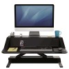 Stanowisko do pracy, Sit-Stand Lotus, czarna, plastik-metal, Fellowes, EOL