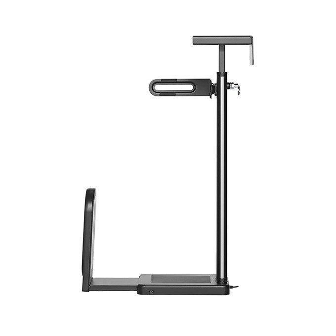 Ultradesk FLANK Uchwyt komputerowy pod blat biurka, RGB, czarna