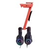 SureFire stojak na słuchawki Vinson N1 Dual Balance RGB, zacisk do montażu pod biurkiem, czerwony, plastikowy, 48846, 