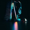 SureFire wielofunkcyjny stojak na słuchawki Vinson N2 Dual Balance RGB, złącze 3,5 mm, czarny, tworzywo ABS, 48847, 