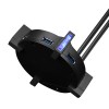 Marvo Podświetlany stojak na słuchawki HZ-04, 4x USB 3.0 HUB, czarny