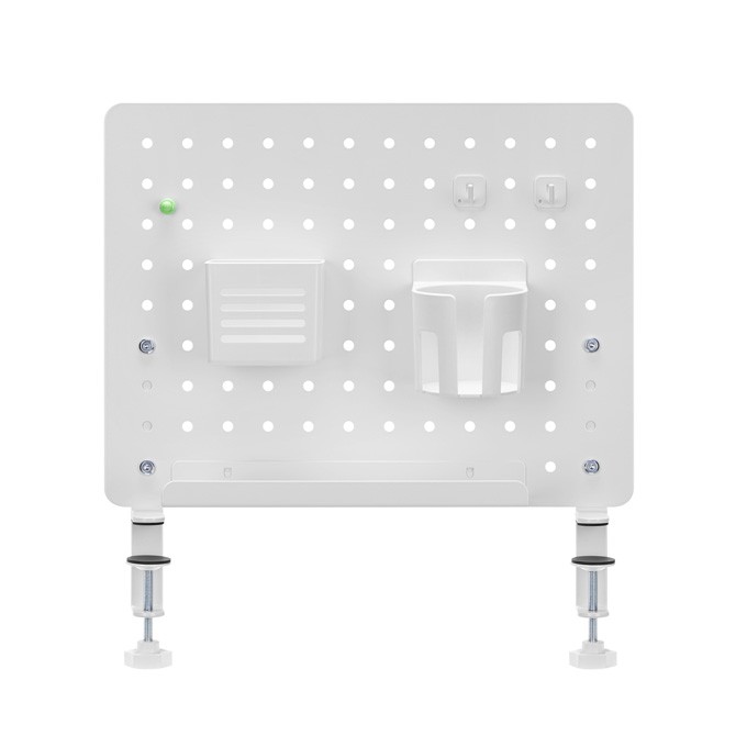 Powerton Pegboard szary, stal, DIY