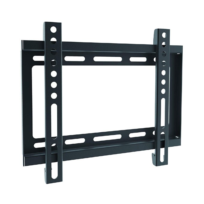 Uchwyt TV SBOX PLB-2222F, 23"-43", 35 kg max, 200x200 VESA, 19,5mm, czarny