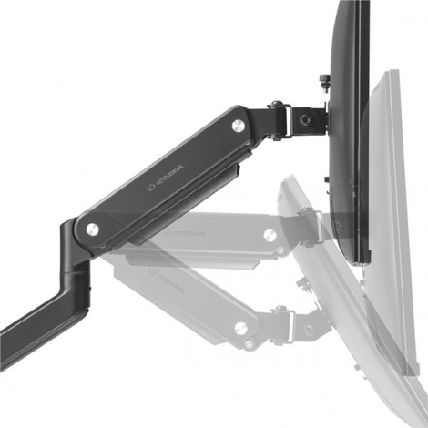 Regulowany uchwyt ULTRADESK BRANCH Single na monitor, 10KG, mocowanie na zacisk, 17"-32", 75x75/100x100, czarny Regulowany uchwyt ULTRADESK BRANCH Single na monitor, 10KG, mocowanie na zacisk, 17"-32", 75x75/100x100, czarny