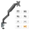 Regulowany uchwyt ULTRADESK BRANCH Single na monitor, 10KG, mocowanie na zacisk, 17"-32", 75x75/100x100, czarny Regulowany uchwyt ULTRADESK BRANCH Single na monitor, 10KG, mocowanie na zacisk, 17"-32", 75x75/100x100, czarny