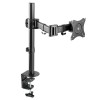 Regulowany uchwyt ULTRADESK SKELETON Single na monitor, 2-9KG, mocowanie na zacisk, 17"-30", 75x75/100x100, czarny Regulowany uchwyt ULTRADESK SKELETON Single na monitor, 2-9KG, mocowanie na zacisk, 17"-30", 75x75/100x100, czarny