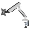 Regulowany uchwyt ULTRADESK OFFSHOOT Single na monitor, 9KG, mocowanie na zacisk, 17"-32", 75x75/100x100, biały Regulowany uchwyt ULTRADESK OFFSHOOT Single na monitor, 9KG, mocowanie na zacisk, 17"-32", 75x75/100x100, biały