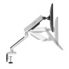Regulowany uchwyt ULTRADESK OFFSHOOT Single na monitor, 9KG, mocowanie na zacisk, 17"-32", 75x75/100x100, biały Regulowany uchwyt ULTRADESK OFFSHOOT Single na monitor, 9KG, mocowanie na zacisk, 17"-32", 75x75/100x100, biały