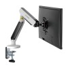 Regulowany uchwyt ULTRADESK OFFSHOOT Single na monitor, 9KG, mocowanie na zacisk, 17"-32", 75x75/100x100, biały Regulowany uchwyt ULTRADESK OFFSHOOT Single na monitor, 9KG, mocowanie na zacisk, 17"-32", 75x75/100x100, biały