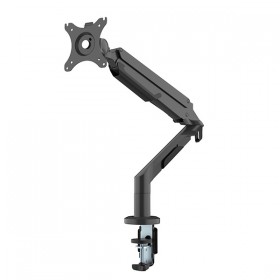 Regulowany uchwyt na monitor, 3-12KG, mocowanie na zacisk, 17"-36", 75x75/100x100, czarny