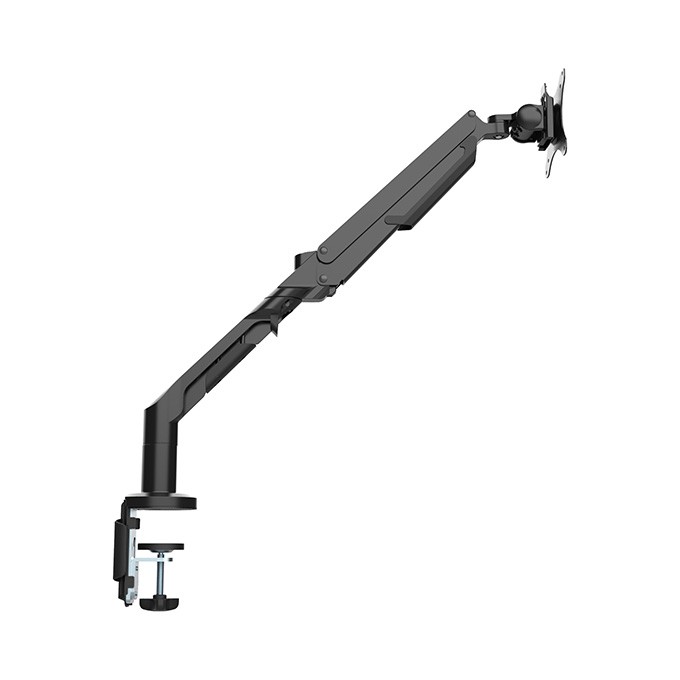 Regulowany uchwyt na monitor, 3-12KG, mocowanie na zacisk, 17"-36", 75x75/100x100, czarny