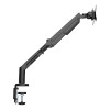 Regulowany uchwyt na monitor, 3-12KG, mocowanie na zacisk, 17"-36", 75x75/100x100, czarny Regulowany uchwyt na monitor, 3-12KG, mocowanie na zacisk, 17"-36", 75x75/100x100, czarny
