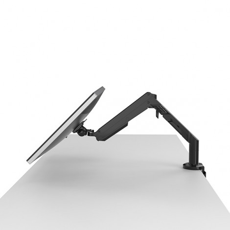 Regulowany uchwyt na monitor, 3-12KG, mocowanie na zacisk, 17"-36", 75x75/100x100, czarny Regulowany uchwyt na monitor, 3-12KG, mocowanie na zacisk, 17"-36", 75x75/100x100, czarny