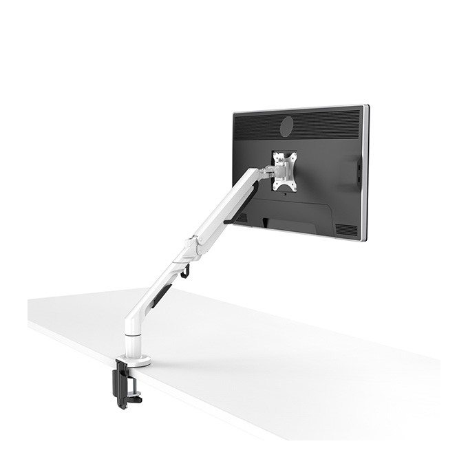 Regulowany uchwyt na monitor, 3-12KG, mocowanie na zacisk, 17"-36", 75x75/100x100, czarny