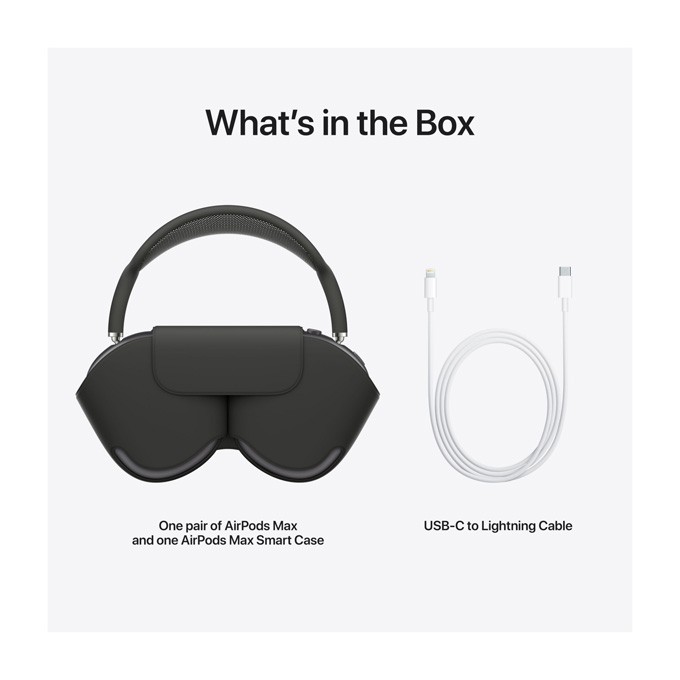 Apple AirPods Max bezdrátové sluchátka, szary