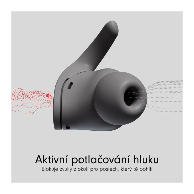 Apple Beats Fit Pro bezdrátové sluchátka, biała, USB Type-C